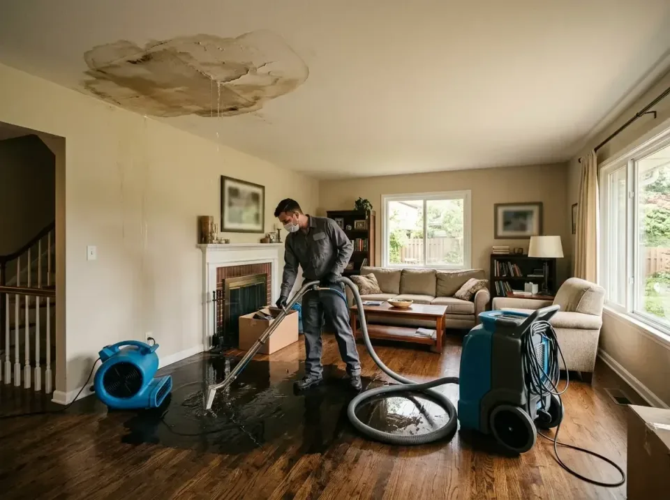 attic-pipe-burst-ceiling-drip-008 — frequently asked questions, Water Damage Restoration & Carpet Care in Oakwood, PA